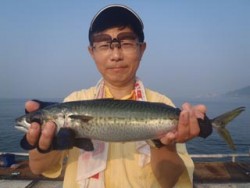 神戸市立須磨海づり公園　サバ40cm〜！