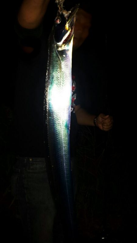 十五夜の月とタチウオ釣り