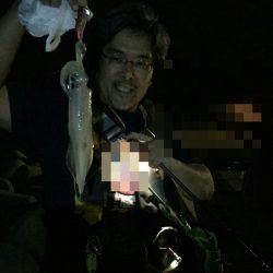 オカッパリでケンサキのこのサイズはうれしいです♪