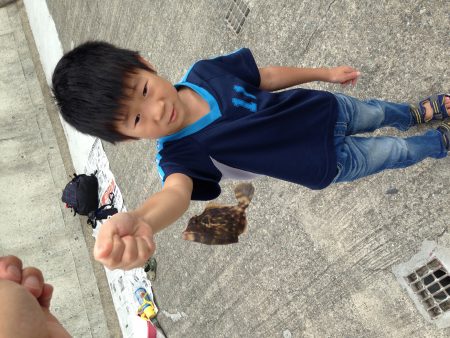 アジュール舞子でファミリーフィッシング