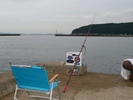 洲本砂場でキス狙い