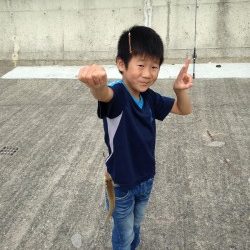 アジュール舞子でファミリーフィッシング