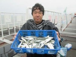 尼崎市立魚つり公園 サヨリも釣れてます