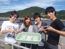 神戸市立須磨海づり公園　サビキでアジ、イワ…