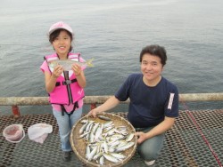 尼崎市立魚つり公園、サビキ好釣！