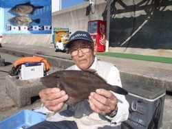 神戸市立平磯海づり公園　良型ウマヅラ