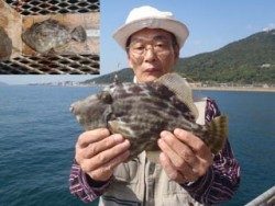 神戸市立須磨海づり公園　マルハギ！記録賞！