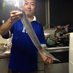 北風が強かったけどなんとか一匹