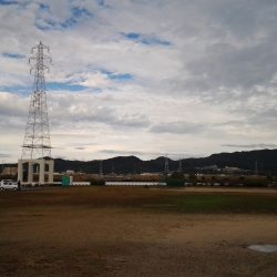 雨の紀ノ川フラットゲーム