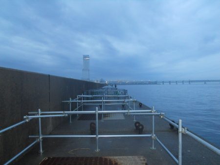 雨天、早朝～タチウオのウキ釣り