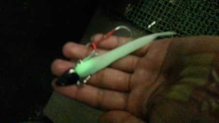 初めてシーバス釣りましたぁうれしいー！