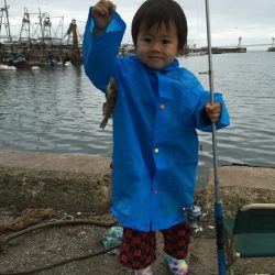 小雨の中(´･_･`)