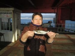 尼崎市立魚つり公園　エビ撒きが調子良くなってきました！