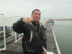 尼崎市立魚つり公園　セイゴ活発！