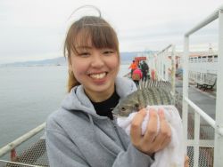 尼崎市立魚つり公園　チヌ良型も出てます★