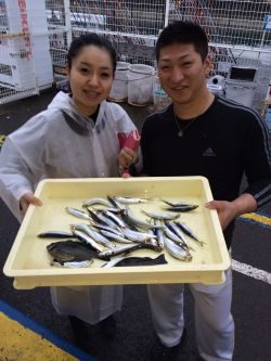 和歌山マリーナシティ海釣り公園　サビキでイワシ、グレ