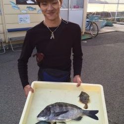 和歌山マリーナシティ海釣り公園　チヌ、カワハギ