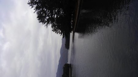 ミップル周辺で釣りをする。