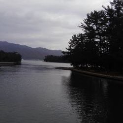 ミップル周辺で釣りをする。