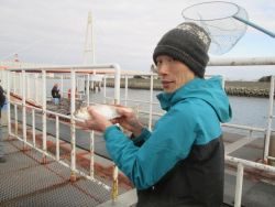 尼崎市立魚つり公園　セイゴ好調！ノマセでブリも！