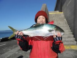 北港海釣り公園　メジロ73cm