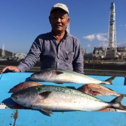 和歌山マリーナシティ海洋釣り堀　ブリ、メジロ、マダイ