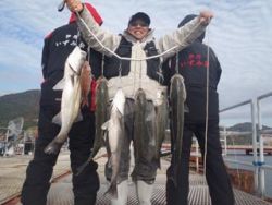 神戸市立須磨海づり公園 シラサで良型ハネ・…