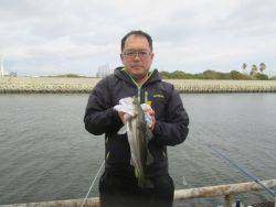 尼崎市立魚つり公園 ハネはタナ少し深めが◎