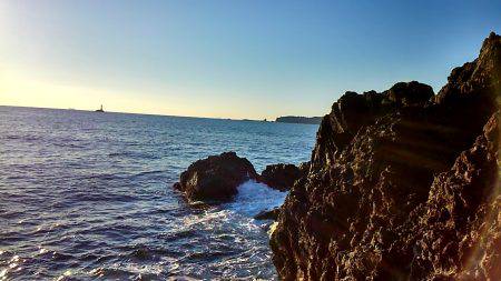 勝浦鶴島でグレ釣り