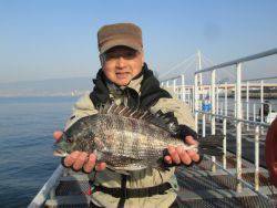 尼崎市立魚つり公園　ハネ釣果