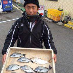 和歌山マリーナシティ海釣り公園　チヌ20尾ほか