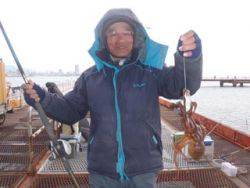 神戸市立須磨海づり公園でタコテンヤ