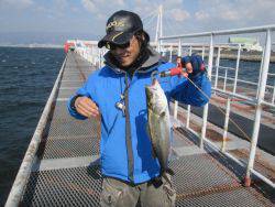 尼崎市立魚つり公園 シラサのウキ釣りで良型…