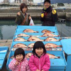 マリーナシティ海洋釣り堀　マダイの好釣果