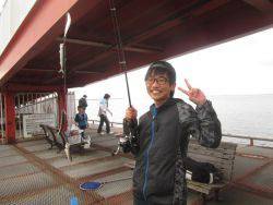 尼崎市立魚つり公園 サビキでイワシ、ほか