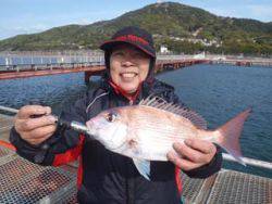 神戸市立須磨海づり公園　マダイ