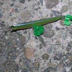 １匹ですが釣れました。