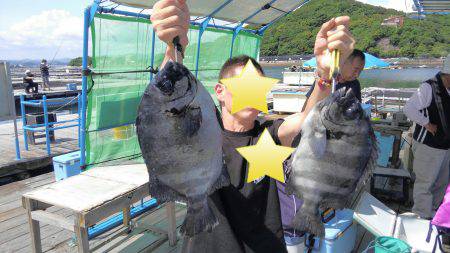 初めての海上つりぼり～(^^)v