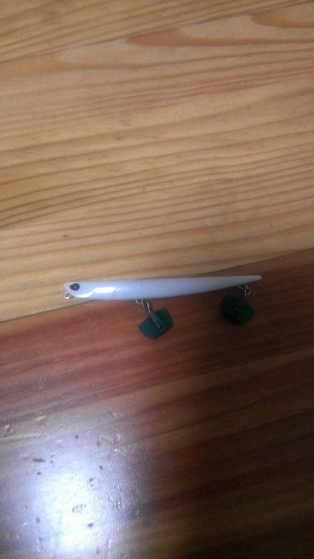 流れに乗せて釣りました。