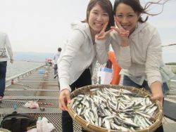 尼崎市立魚つり公園　イワシ７０００匹！