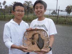 海釣り公園でホウボウも釣れています