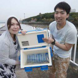 大阪南港海釣り公園　イワシ、アジほか