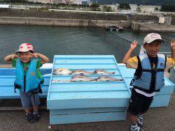 海洋釣り堀 キッズ釣果　★マダイ★