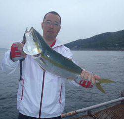 神戸市立須磨海づり公園　ハマチ 	45ｃｍ！