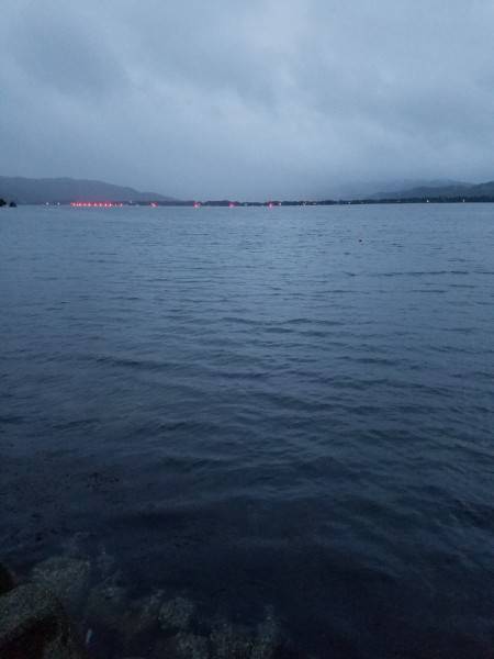 雨の中粘って釣った一匹