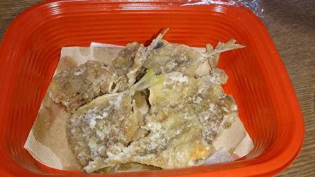 アジの素揚げ