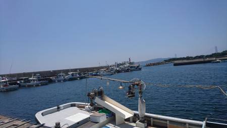 塩屋漁港でサビキ釣り