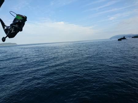 ゴロタで根魚狙い