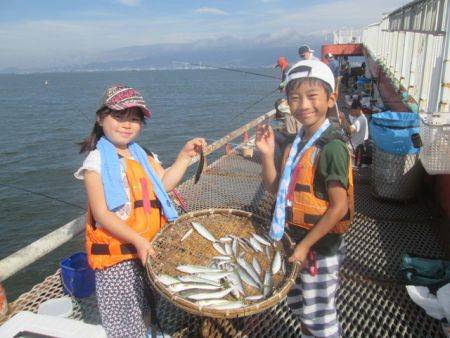 尼崎市立魚つり公園　サビキ好調！