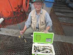 尼崎市立魚つり公園　アジ好調